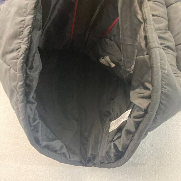 Susan Graver Black Quilted Puffer Coat Womens Small S Removable Faux Fur Hood - Picture 12 of 16